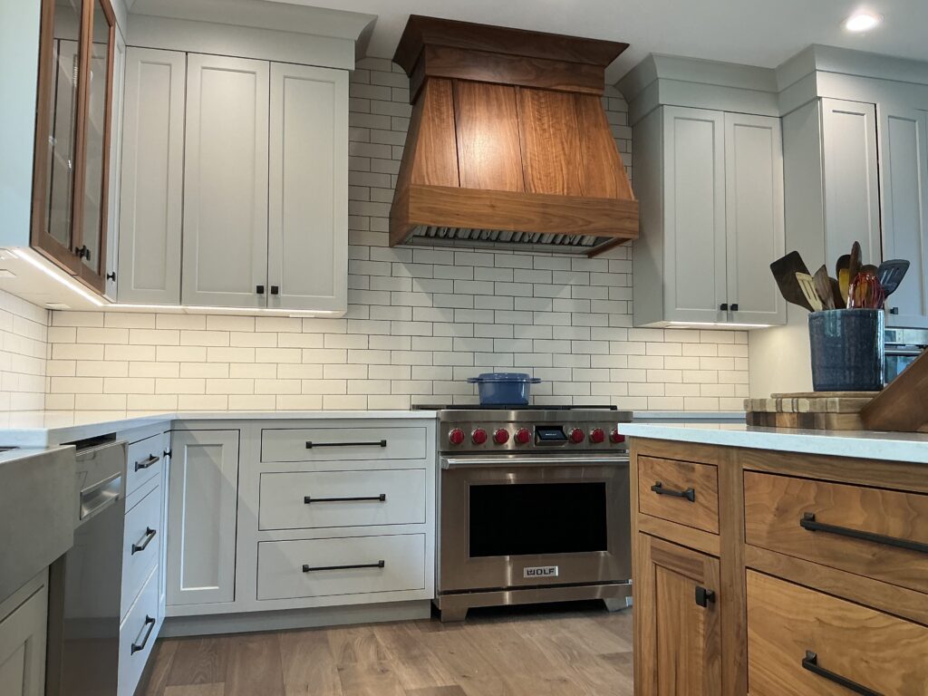LED under-cabinet lighting installed in a premium West Michigan kitchen