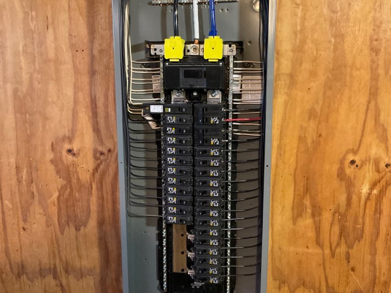 Electrical service panel upgrade by Flat River Electric